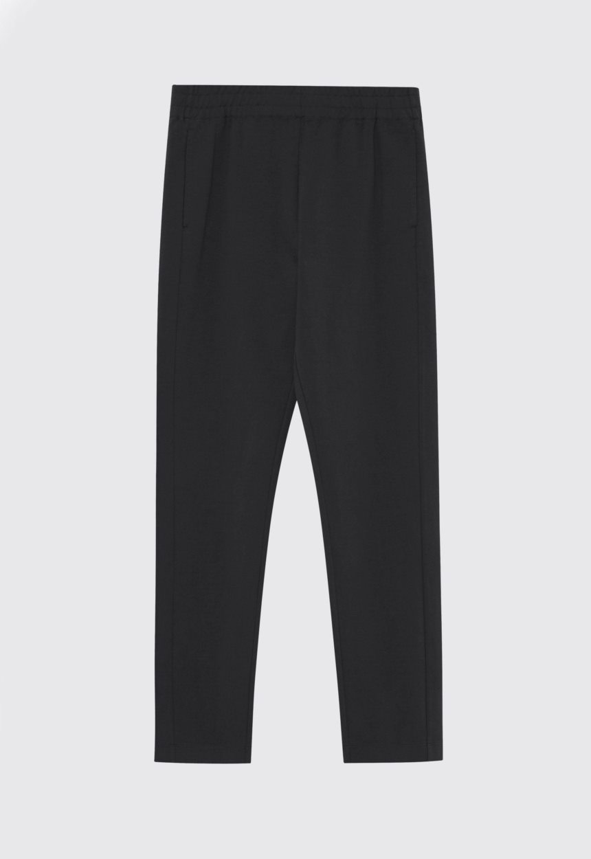 Jac + Jack Cub Cotton Ponte Pant - Black